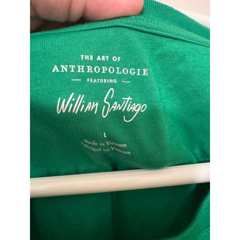 Willian Santiago Panther Graphic Tee - Anthropologie Size L - Picture 2 of 9